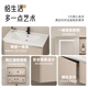 Gabinete de baño de Yidashang Lavado de tocador Combinación de la cuenca del baño Basina de cerámica Integrada Basina de cerámica de 40 cm + Gabinete de espejo P3271