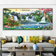 Handwerksmann Zeit begrüßt Kiefern Wohnzimmer Sofa Hintergrund Wanddekoration Teer Hängende Malerei Landschaft Malerei Landschaft Kalligraphie und Malerei Büro-Wandmalereien [Begrüßungskiefer] CT-3882 210*90 cm modern