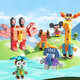 LEGO LEGO LEGO LEGO LEGO PARTICULES Assemblage de blocs de construction Toys pour enfants, garçons et filles cadeaux d'anniversaire Animaux 1690 sacs