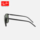 Rayban (Rayban) Sonnenbrille zeigt Gesicht kleine trendige Brille Schwarze Quadrat -Super -Sonnenbrille hübsche Männer und Frauen 0RB4387f anpassbares Geschenk 901/71 Schwarzer Rahmen Grünlinsen Größe 55