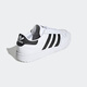 Clover (Adidas)TEAM COURT Low top Black and white Sports shoes Casual shoes Board shoes Men's shoes Women's shoes EG9734 42