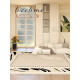 Fish and tiger floor mat living room cream style French new style mat waterproof and stain-proof household room thickened floor mat Memories-12115 240cm*360cm ring velvet/customized