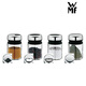 WMF German Fortenbao kitchen household glass moisture-proof sealed seasoning jar, powder jar, stainless steel seasoning bottle, 4-piece set 50ml