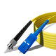 Chenfeiyang Telecom grade fiber optic jumper SC/FC/ST/LC single-mode single-mode double-core low-smoke halogen-free fiber optic jumper SC-ST (single-mode single-core) 3 meters