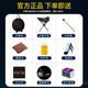 阿萨斯 手碟鼓手工捶打HanDpan专业级钢舌鼓飞碟打击乐器 行星系列-10音银色
