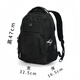 SUISSEWIN Swiss backpack saber business commuting large capacity water-proof computer backpack fashion student internet celebrity bag black 9923 classic model