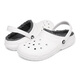 CROCS Children's Cotton Slippers Boys and Girls Winter Warm Furry Crocs 207010_10M White 33-34 Inner Length Approximately 208mm