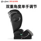 Cybex safety seat 3-12 years old children's car seat double standard certification SolutionG-Plus Moon Black