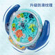 Magnetic maze walking with Botu Magnetic puzzle cube maze ball digital parent-child child elementary school student 10-year-old boy toy gear maze disk blue (upgraded version)