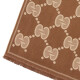 GUCCI Gucci scarf Double G pattern jacquard wool dark light color double-sided scarf same style for men and women couples. Brown/beige 581537 3G200 9764