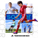 Adidas Little Little Little Adidas Adidas Football Uniform Training Sportteam Customized Competition Short Sleeve Shorts Jacke Männer JW9922+JW9913 S (125-140jin [Jin ist gleich 0,5 kg])