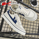 Huili Chaussures pour hommes Chaussures pour hommes Summer 2025 Small White Chaussures Men's Student Voly Volyle Casual Chaussures Chaussures de planche pour hommes Rice / Bleu foncé (Authentique garantie une fausse compensation pour trois) 42