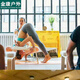 Renxian invertido Stand Machine Home Multifunción Yoga Stand Bench Banco de madera Profesional Core Fuerza Auxiliar Auxiliar Artefacto White