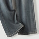 Cypress House Wäsche Jeans 2025 Herbst neue Frauen modische elastische hohe Taille lange, breite Beine