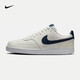 Nike Nike Casual Shoes Herrenschuhe 2025 Neues Gerichtsvision Low Top Leichte und komfortable Sportschuhe Skateboardschuhe HQ4867-101/Said White/Deep Sea Blue 44