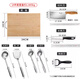 Palice Knife Set Kitchen Knife Cutting Board Kitchen Utensils Complete Set Kitchen Knife Fruit Knife Pot Spatula Spoon Chopping Board Kitchen Utensils