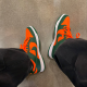Nike (Nike) Herrenschuhe Dunk Low New Panda Casual Board Schuhe Low Top bequemer Sportschuhe tragen resistente Modebrettschuhe [Trend] DD1391-300/Orange und Green 44 44