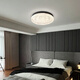 CLCEY master bedroom ceiling light modern simple and artistic room study light new light luxury creative lamp 1W 9866-full spectrum-black-diameter 40CM