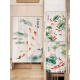 Cortina de la puerta de la puerta del baño Beyzk Cortina del inodoro Modern Chino Estilo chino