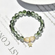 Tokishima Green Ghost Cornucopia Exploding Crystal Women's Bracelet Green Gold Crystal Wizard of Oz Prosperous Career 8mm