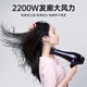 CONFU hair dryer home high power 2200W hot and cold air professional hair salon level barber shop constant temperature hair dryer KF-8953 home hair salon high wind quick drying professional model black gold