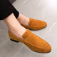 Région occidentale Camel 2023 Chaussures de gabares neufs d'été pour le printemps pour hommes givré givré dans les chaussures à tendance des chaussures en cuir coréen masculin 6999 Brown 42