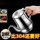 Runhuanian filter oil pot 316 stainless steel oil pot household leakage-proof AMK pot pouring oil bottle kitchen oil tank 316 830ml + filter dust-proof cover