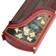 Dunhuang brand Dunhuang Guzheng 694PP floating light and colorful mahogany solid wood performance professional level 10 exam national color agarwood painted piano 694PP cloud skirt with dew (full set of gift packs)