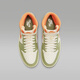 耐克（NIKE） JORDAN 1 AJ1 乔1男子高帮篮球鞋 554724 绿橙FB9934-300 42