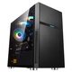 Xianma (SAMA) flat head M1 e-sports version desktop small chassis supports M-ATX motherboard 240 water cooling/non-drilled tempered glass side-transparent/backline/independent power bank/U3
