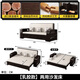 Harmonious Home Sofa Bed New Chinese-style purple gold sandalwood solid wood sofa bed dual-purpose push-pull multi-function living room storage combination Sofa Bed [upgraded latex style] Assembly