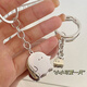 [Producto caliente de celebridades de Internet] El mismo estilo que Xiaohongshu, el colgante de llavero de la pequeña pareja fantasma, accesorios de los mejores amigos de los lindos, 3 paquetes de modelos al azar