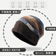 RICH YOUR HOME German quality woolen hat knitted pile hat cold hat autumn and winter women's retro plush thick hat winter windproof winter dark brown color one size (suitable for the head circumference)