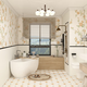 
Apple Elf Ceramic Tiles 600x1200 Flower Tiles Kitchen Bathroom Balcony Floor Tiles French Style Bathroom Wall Tiles Antique Tiles H12605 600x1200mm