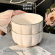
Danube Mengqipai high-value bowl household ceramics rice bowl double ear soup bowl cream style dishes dish dishes bowl chopstick tableware glaze 8.5 inch flower plate 4 packs 1389 gold edges