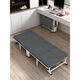 Sábanas plegables para una siesta de oficina portátil de 4 veces la cama de almuerzo de la cama de la cama del tablero de madera simple acompañada de gris cómodo engrosado 80 cm de 4 veces 190x