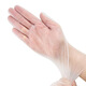 Food grade catering kitchen household TPE gloves transparent latex disposable gloves elastic thickened oil-proof gloves S size 100.0 pieces box