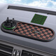 Digalun Drei-in-Eins-Auto-Instrumententafel Anti-Rutsch-Pad Central Steuerauto Mobiltelefonhalterung Temporärer Parknummer-Plattenlager Ornamente