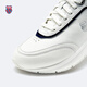 盖世威（K·SWISS）男女运动鞋春季新款透气舒适缓震休闲鞋9274-US 113温布尔登白/海军蓝/盖世红 41