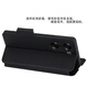 Haoya Honor Honor 60 Case de telefonía móvil Flip Honor 60SE Lente todo incluido Honor 60Pro Hebilla magnética Magnética Strising Silicone Cover contra la caída Simulada Cow Wide Honor 60Pro Lychee Patrón de cuero [negro]