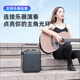 Shanshui (SANSUI) G52 wireless Bluetooth audio amplifier all-in-one new small household KTV portable subwoofer sound card speaker outdoor large volume square dance speaker G52 [Ultravel version] 32G USB drive version portable karaoke audio set