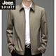 
JEEP SPIRIT Middle-aged and Elderly Dad 2025 Spring and Autumn Business Executive Jacket Men's Lapel Jacket Spring and Autumn Top New Product AL-K2121 Khaki M 17060Jin[Jin equals 0.5 kg] to 90Jin[Jin equals 0.5 kg]