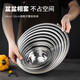 美厨（maxcook）316L不锈钢汤盆汤碗24cm 加厚加宽加深 可用电磁炉 MCWA1656