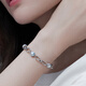 Lukfook Jewelry True Me Series Platinum 950 Seawater Pearl Platinum Bracelet as Gift GJT1TBB0006 Total Weight 11.48 Grams