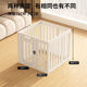 Raft Core Kitten Cage Kitten Fence Pet Fence Balcony Dog Fence Anti-Escape Indoor Small Dog Dog Fence 1 Expansion Pack Width 30cm piece * 1 piece Height 60CM door set - suitable for small dogs
