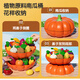 Bailleson Children's Pumpkin Cut Le 20 pièces de la première éducation du joueur de la maison de saut de simulation et de légumes Coup Fruits pour garçons et filles