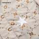 Converse children's clothing short-sleeved cardigan shirt for boys and girls summer new children's printed short T-shirt oatmeal color 110/56 recommended height 104-110cm