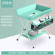 Table de la couche de couches Tillysen Table de soins de soins pour bébé pliable table de soins de soins de bébé pliable Table de la salle de bain Perf blanc - GU château gris [levage et abaissement] Réglage à trois vitesses