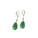Chinese retro temperament water drop jasper earrings for women 2024 jade cheongsam earrings as a gift for mother water drop jasper earrings