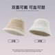 Yu Zhaolin double-sided fisherman's hat women's autumn and winter face-showing small bucket hat warm woolen hat lamb wool basin hat